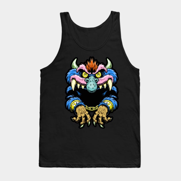 MY PET MONSTER 80S CLASSIC ARTWORK Tank Top by Niko Neon